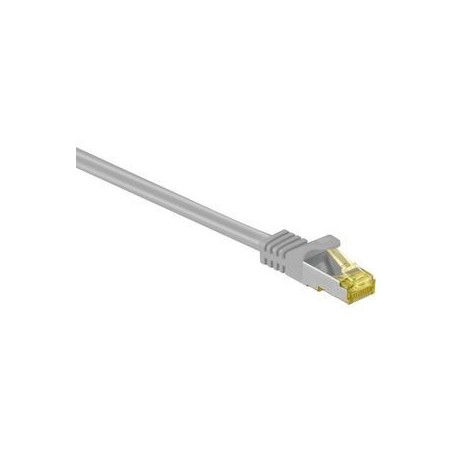 Goobay RJ45 CAT 7 S/FTP CU 15m Grey - High-Speed Networking Cable for Ultimate Performance